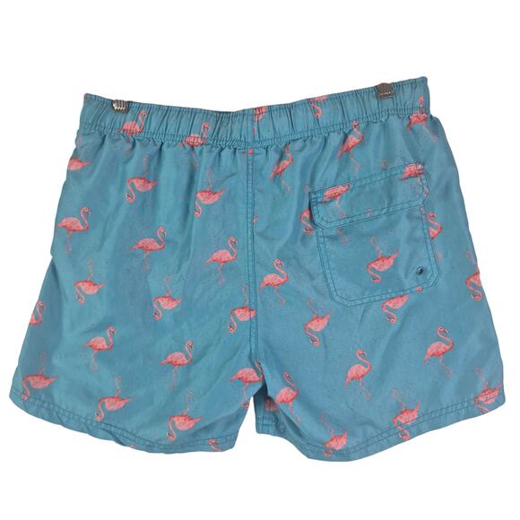MOLOKAI Pink Flamingo Swimming Shorts Men Size L - Picture 6 of 11